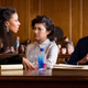 Shalita Grant, Alia Shawkat, John Reynolds in Search Party season 3